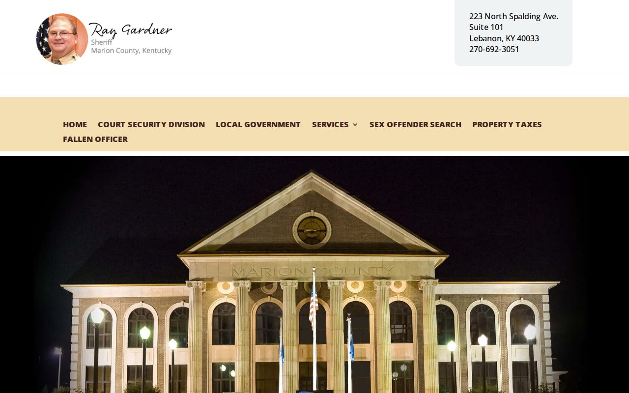 Marion County Sheriff website for same-day arrest confirmation